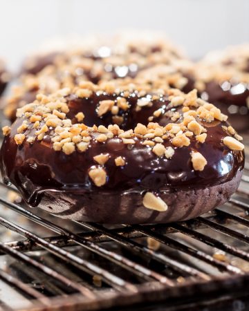 Donuts veganos de chocolate