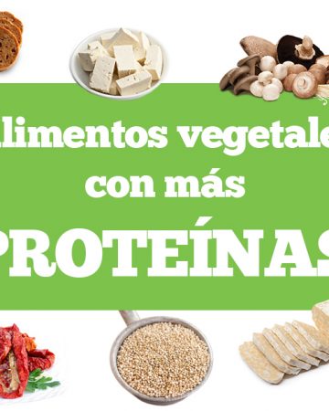 Alimentos vegetales con más proteínas